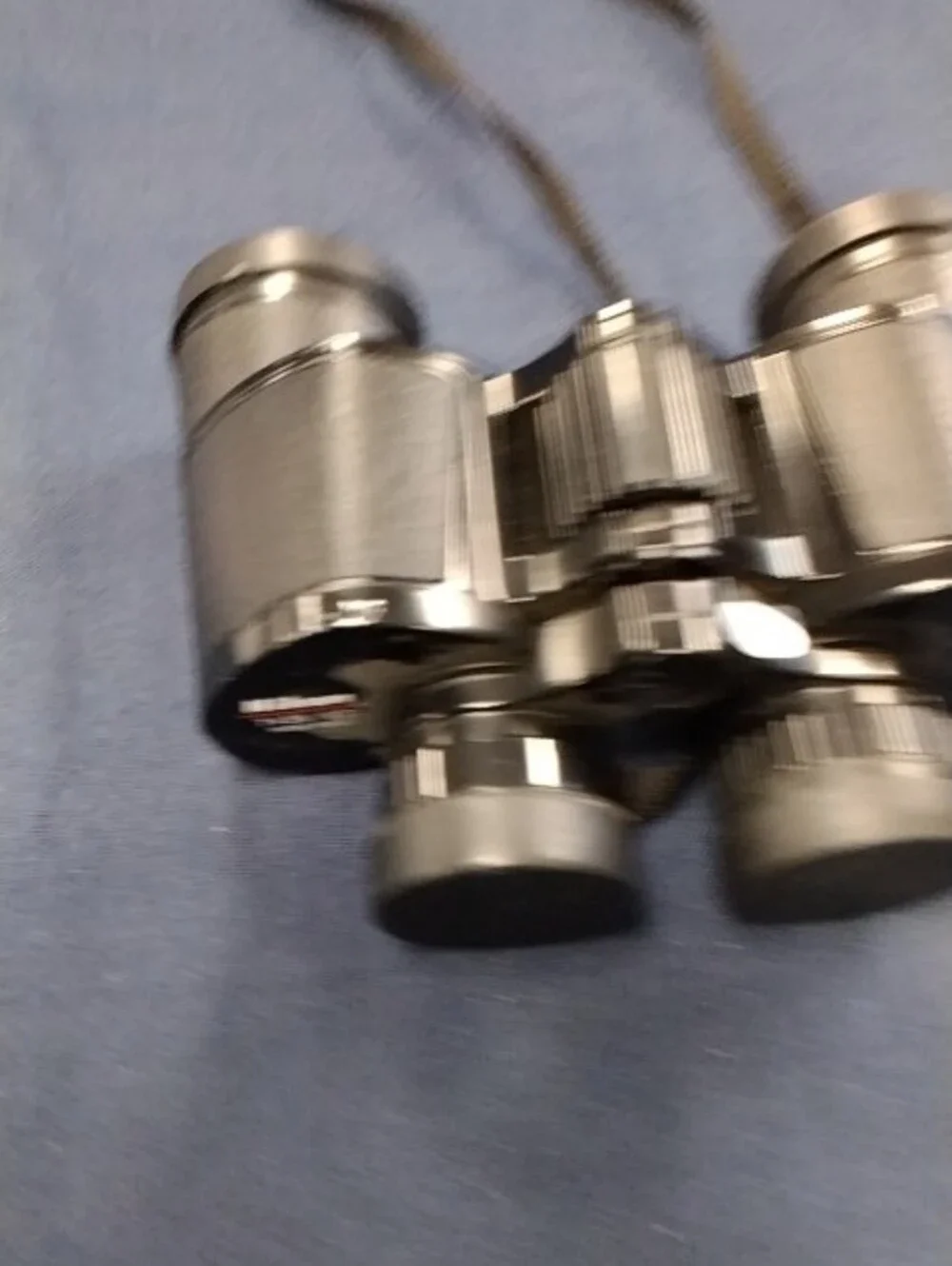 Nikon Black Binoculars with Brown Case